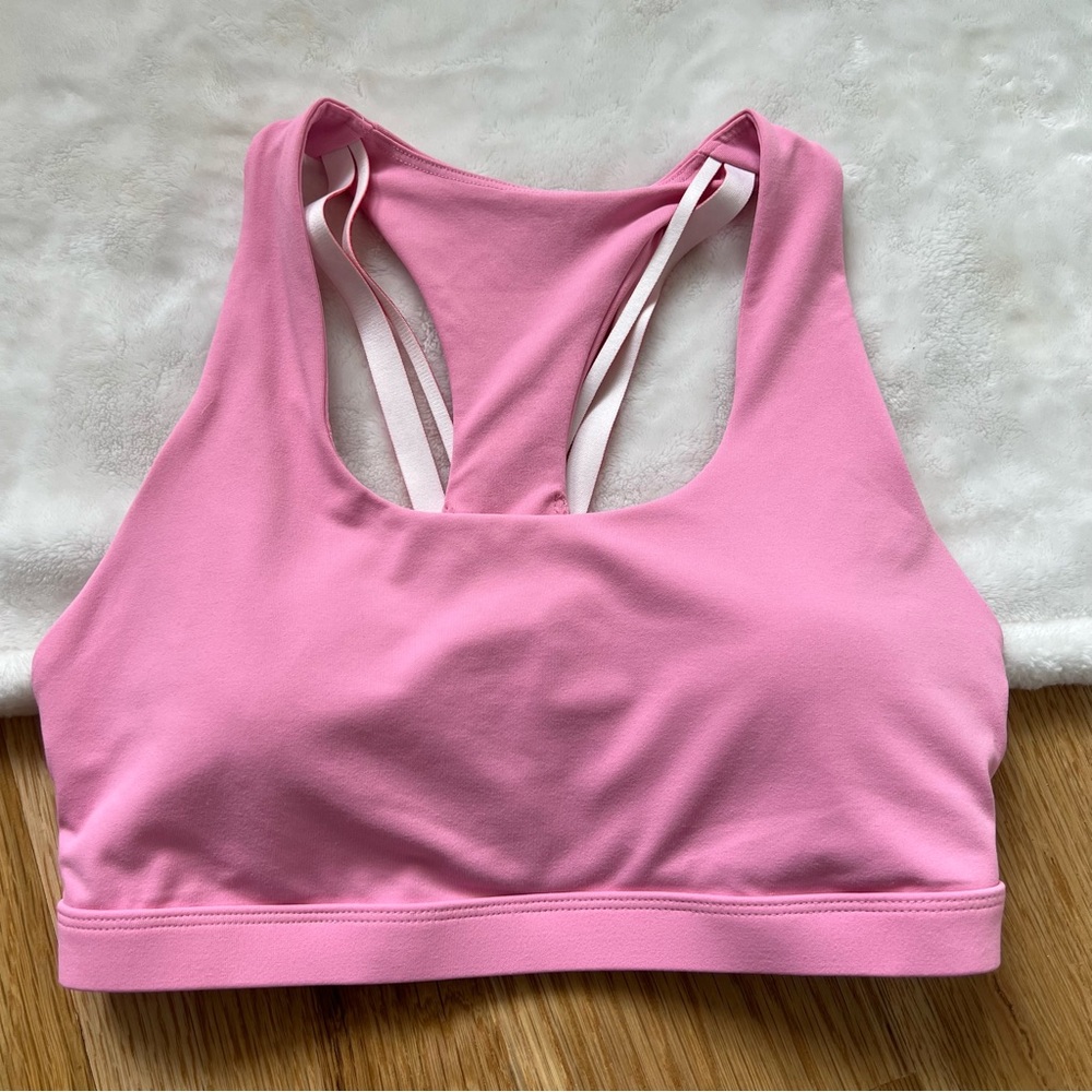 Fabletics Kessler Medium Impact Sports Bra no size tag small medium pink - Picture 2 of 2